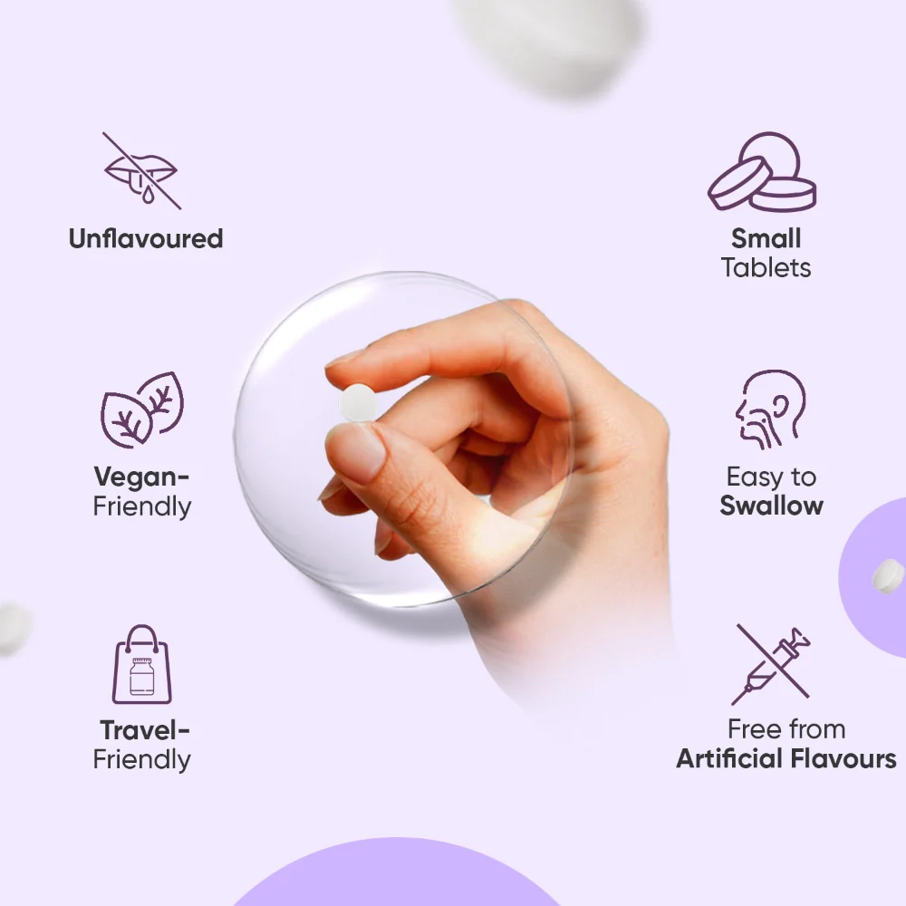 Biotin Vitamin B7 Tablets - Image 3