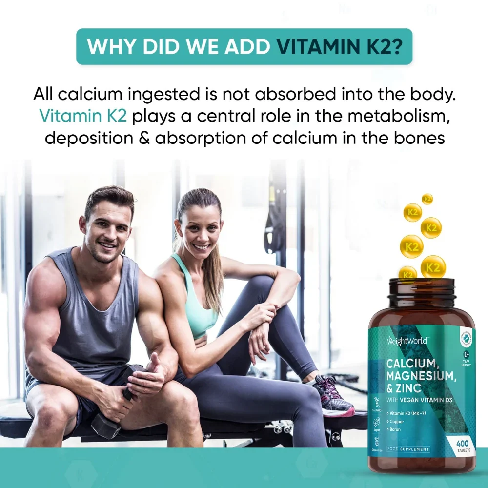 Calcium, Magnesium & Zinc With Vitamin D3 - Image 4