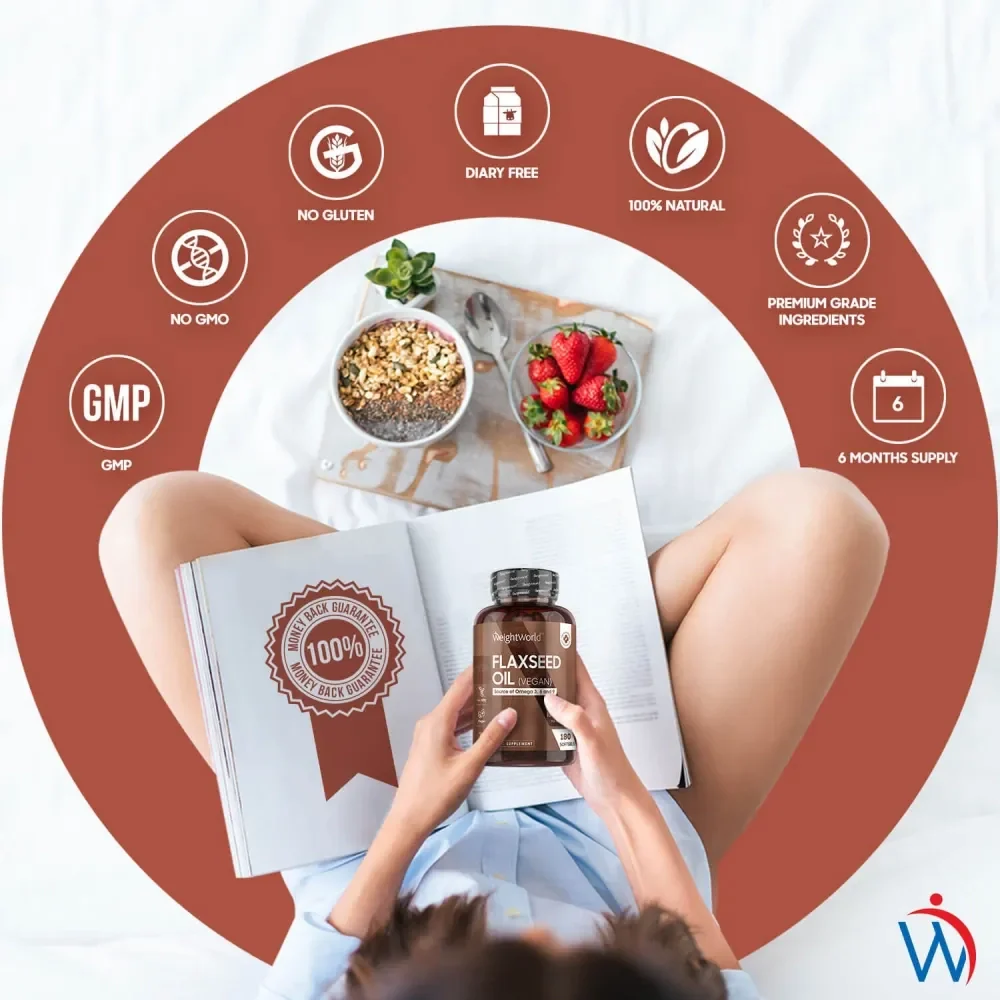 Flaxseed Oil Softgel Capsules - Image 4
