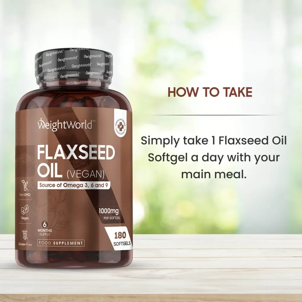 Flaxseed Oil Softgel Capsules - Image 5