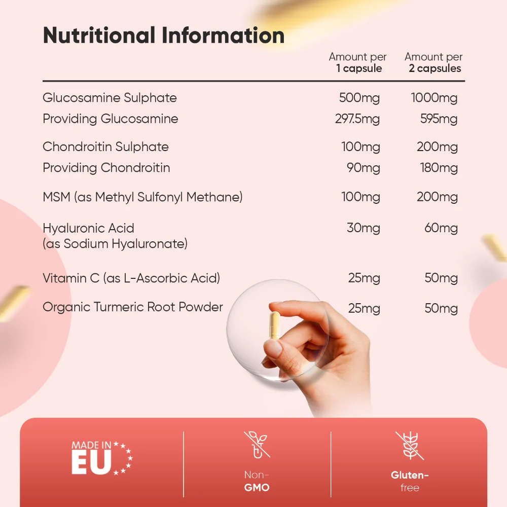 Glucosamine, Chondroitin and MSM Capsules - Image 5