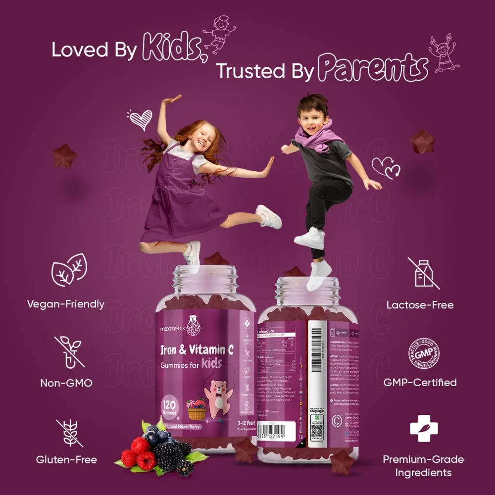 Iron & Vitamin C Gummies for Kids - Image 4