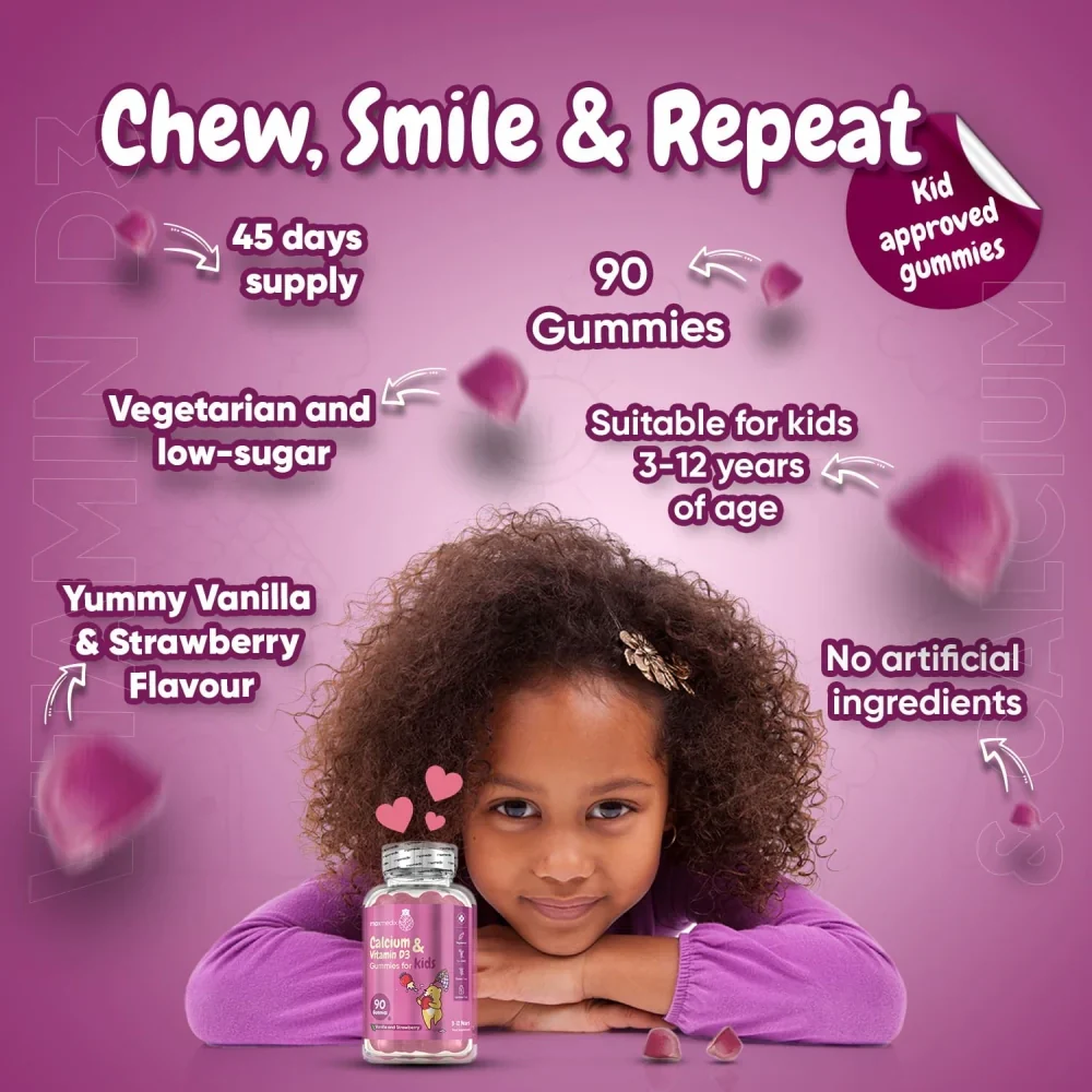 maxmedix Calcium & Vitamin D3 for Kids - Image 4