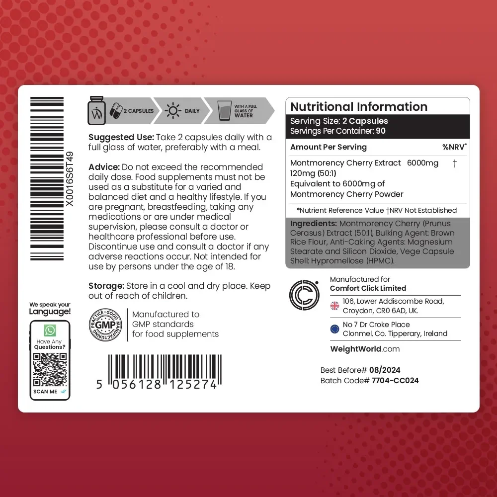 Montmorency Cherry Capsules - Image 10