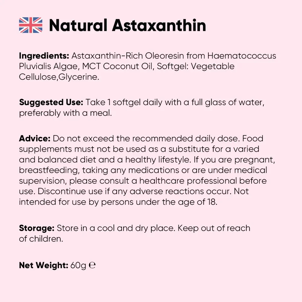 Natural Astaxanthin Softgels - Image 9
