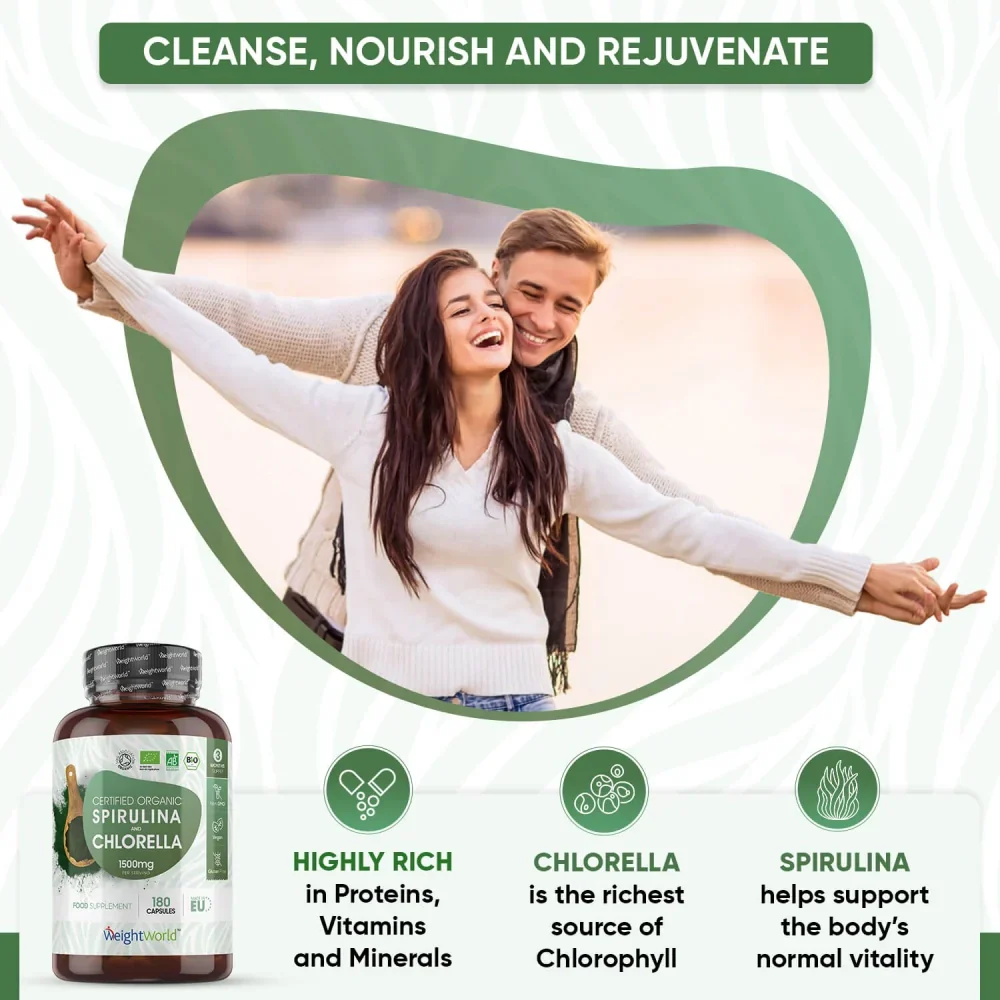 Organic Spirulina and Chlorella Capsules - Image 4