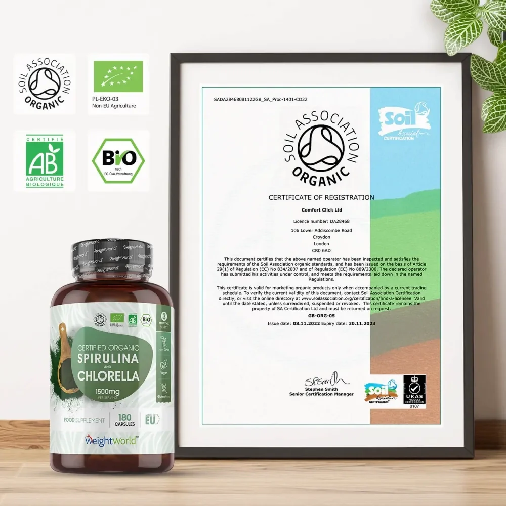 Organic Spirulina and Chlorella Capsules - Image 5