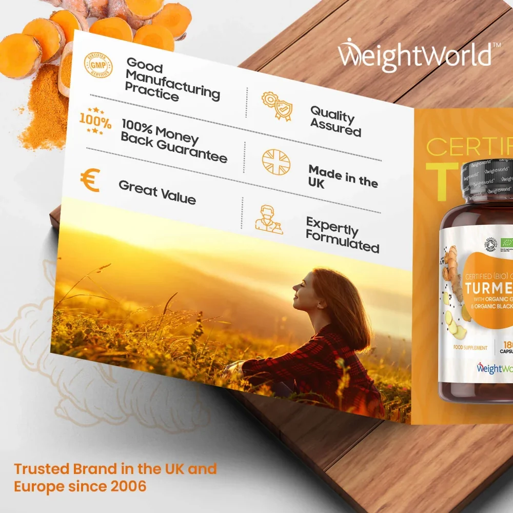 Organic Turmeric and Black Pepper with Ginger Capsules - Image 6