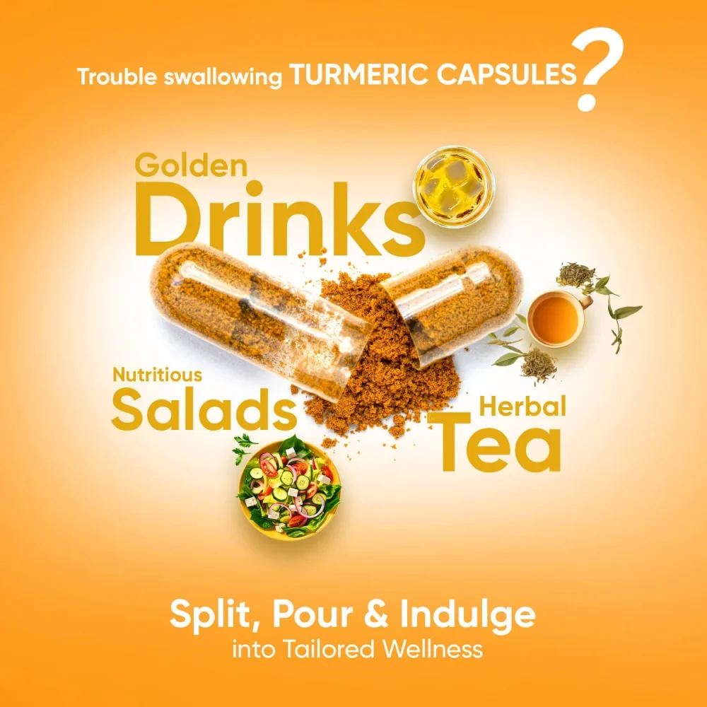 Organic Turmeric with Ginger & Black Pepper  Capsules - Image 6