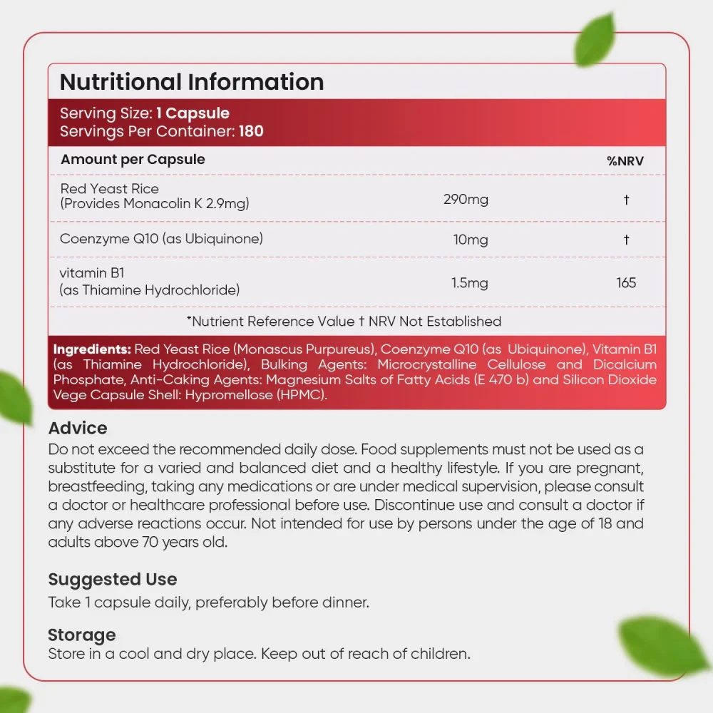 Red Yeast Rice Capsules - Image 6