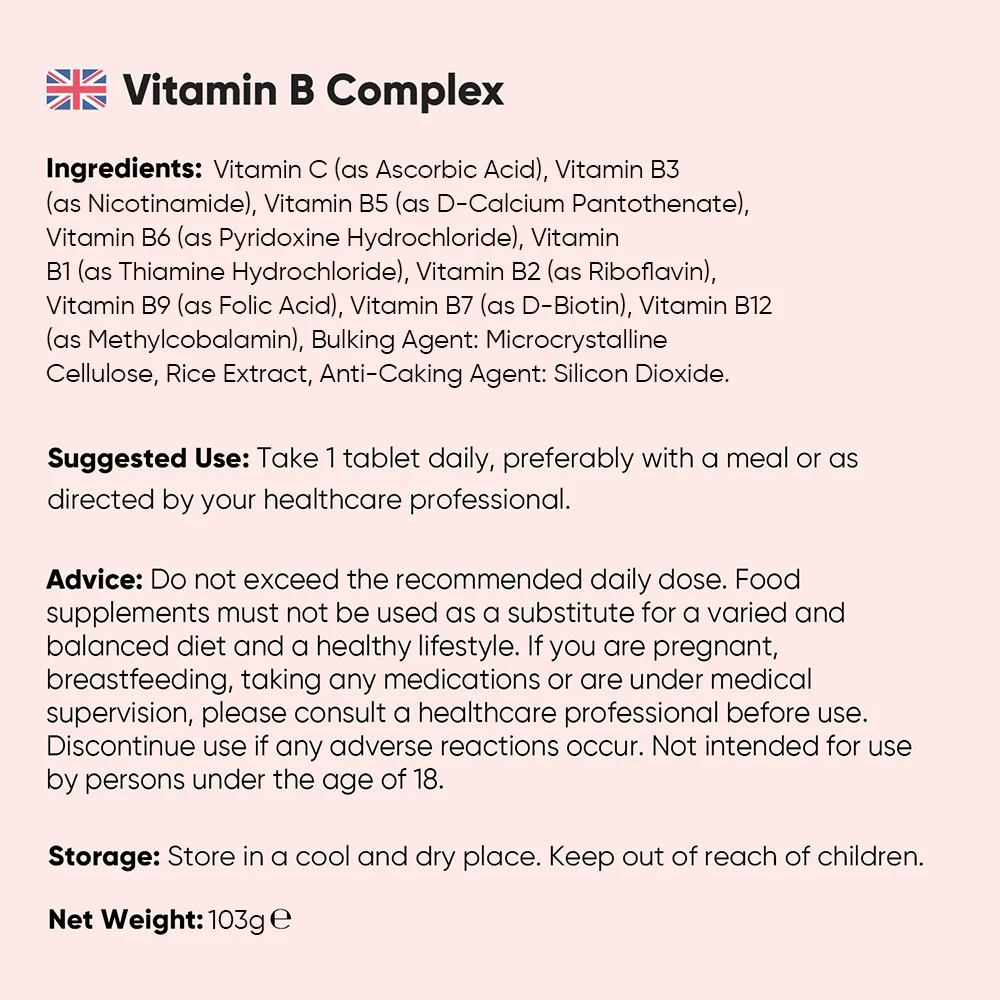 Vitamin B Complex Tablets - Image 8