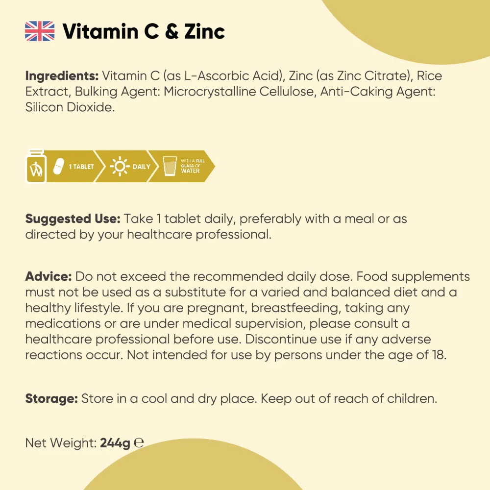 Vitamin C & Zinc Tablets - Image 7