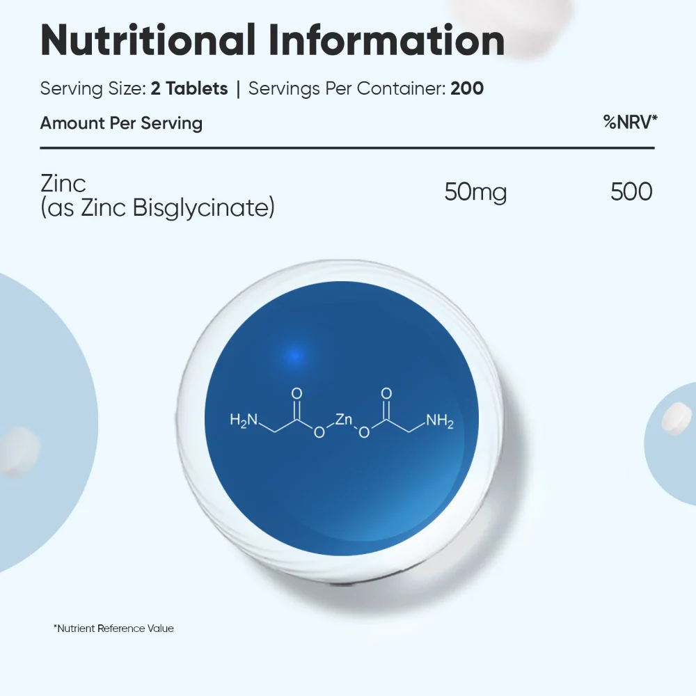 Zinc Bisglycinate Tablets - Image 6