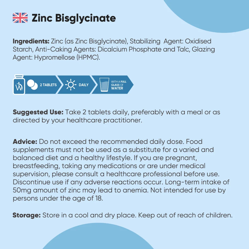 Zinc Bisglycinate Tablets - Image 7